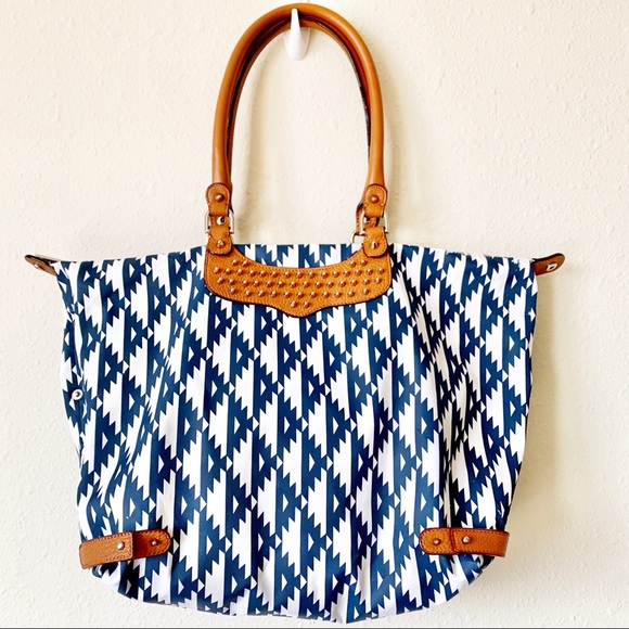 Rebecca Minkoff Handbags - Rebecca Minkoff Large Studded Nylon Travel Tote